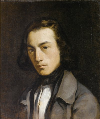 Retrato de joven de Jean Francois Millet